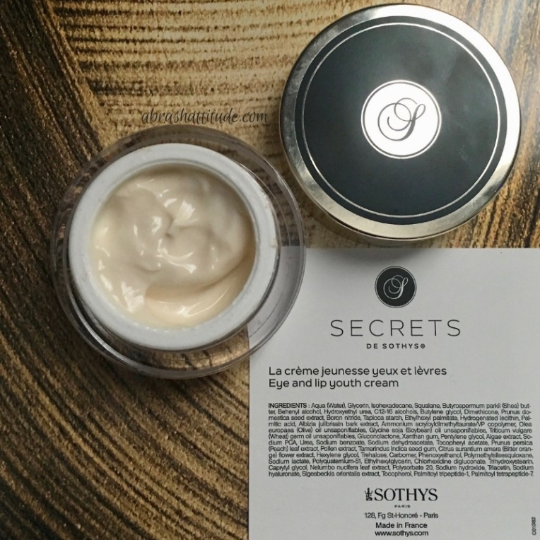 Les Secrets de Sothys / Sothys Secrets - La Crème Yeux-Lèvres / Eye and Lip Cream